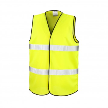 Gilet jaune de sécurité personnalisé ou publicitaire